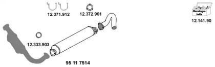 Eberspacher 12 1191 Schalldaempfer