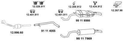 Eberspacher 12 499 Schalldaempfer Eberspacher 12 499 Schalldaempfer