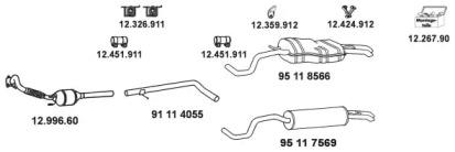 Eberspacher 12 755 Schalldaempfer Eberspacher 12 755 Schalldaempfer