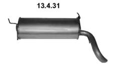 Eberspacher 13.4.31 Глушник вихлопних газів кінцевий Eberspacher 13.4.31 Глушник вихлопних газів кінцевий