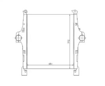 Wilmink Group WG1723778 Радіатор інтеркулера Wilmink Group WG1723778 Радіатор інтеркулера