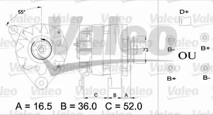 Valeo 433368 Alternator assy