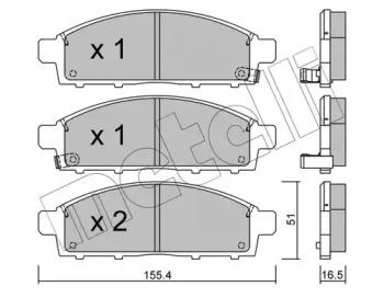 Metelli 22-0791-0 Brake pads Metelli 22-0791-0 Brake pads