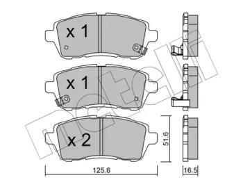Metelli 22-0793-1 Brake pads Metelli 22-0793-1 Brake pads