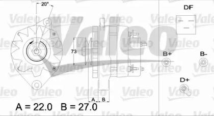 Valeo 433392 Alternator assy