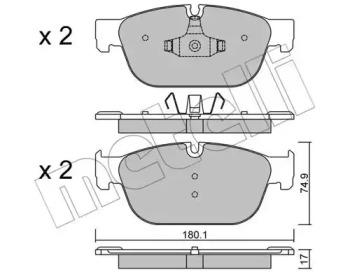 Metelli 22-0854-0 Brake pads Metelli 22-0854-0 Brake pads