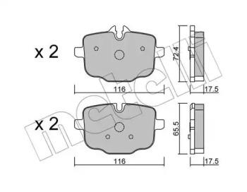 Metelli 22-0921-0 Brake pads