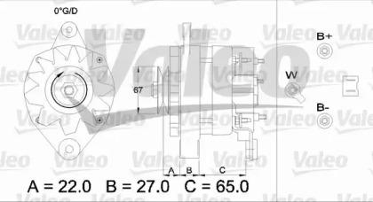 Valeo 433447 Alternator assy