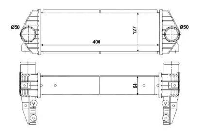 Wilmink Group WG1724009 Радіатор інтеркулера Wilmink Group WG1724009 Радіатор інтеркулера