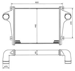 Wilmink Group WG1724082 Інтеркулер Wilmink Group WG1724082 Інтеркулер