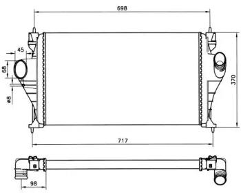 Wilmink Group WG1724087 Радіатор інтеркулера