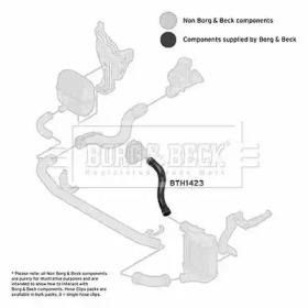 Borg & Beck BTH1423 Патрубок інтеркулера Borg & Beck BTH1423 Патрубок інтеркулера