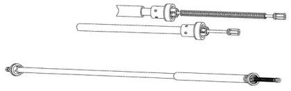 Jurid 434541J Brake cable