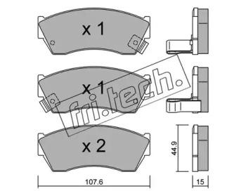 Fri.Tech. 171.0 Brake pads Fri.Tech. 171.0 Brake pads