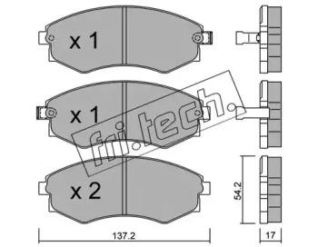 Fri.Tech. 195.0 Brake pads Fri.Tech. 195.0 Brake pads