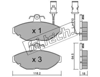 Fri.Tech. 198.0 Brake pads Fri.Tech. 198.0 Brake pads