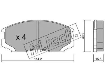 Fri.Tech. 230.0 Brake pads