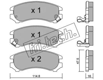 Fri.Tech. 239.1 Brake pads Fri.Tech. 239.1 Brake pads