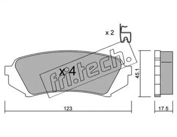 Fri.Tech. 469.0 Brake pads