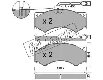 Fri.Tech. 595.1 Brake pads