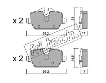 Fri.Tech. 657.0 Колодки гальмівні