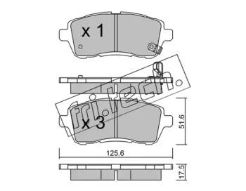 Fri.Tech. 809.0 Brake pads