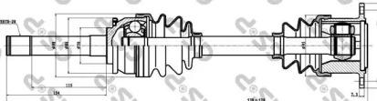 GSP 239006 Drive shaft assy GSP 239006 Drive shaft assy