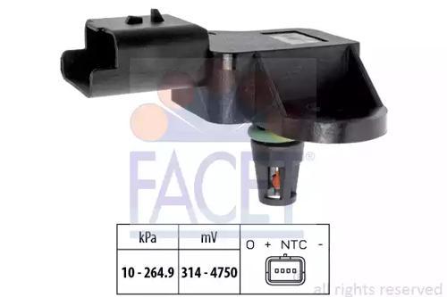 Facet 10.3137 Sensor assy vacuum