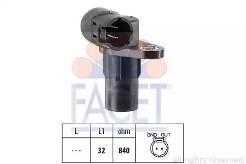 Facet 9.0291 Sensor assy crankshaft position Facet 9.0291 Sensor assy crankshaft position