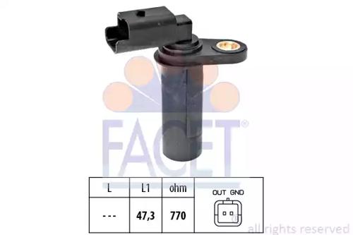 Facet 9.0538 Sensor assy crankshaft position Facet 9.0538 Sensor assy crankshaft position