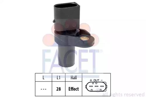 Facet 9.0473 Sensor assy crankshaft position Facet 9.0473 Sensor assy crankshaft position