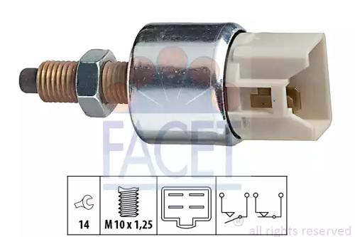Facet 7.1122 Вимикач стоп-сигналу