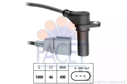 Facet 9.0218 Sensor assy crankshaft position Facet 9.0218 Sensor assy crankshaft position