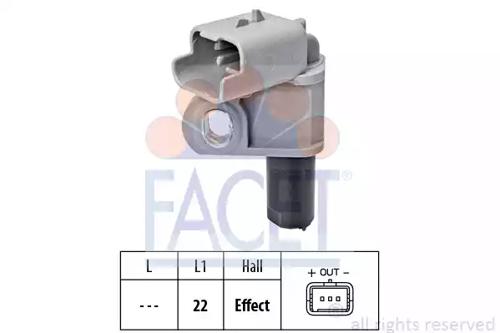 Facet 9.0460 Sensor assy crankshaft position Facet 9.0460 Sensor assy crankshaft position