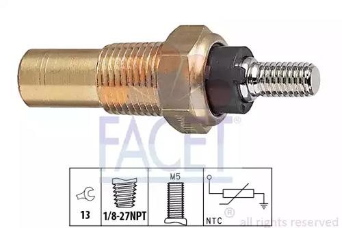 Facet 7.3124 Sensor assy temperature Facet 7.3124 Sensor assy temperature