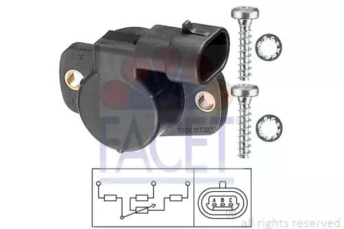 Facet 10.5093 Sensor assy throttle position