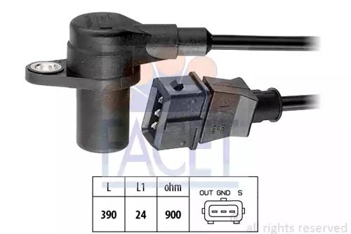 Facet 9.0046 Sensor assy crankshaft position Facet 9.0046 Sensor assy crankshaft position