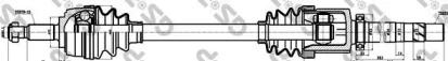 GSP 250400 Drive shaft assy GSP 250400 Drive shaft assy