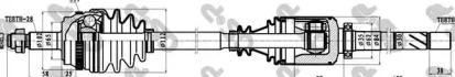 GSP 299151 Drive shaft assy GSP 299151 Drive shaft assy