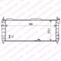 Delphi TSP0524002 Радіатор охолодження двигуна