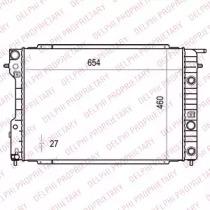 Delphi TSP0524008 Радіатор охолодження двигуна Delphi TSP0524008 Радіатор охолодження двигуна