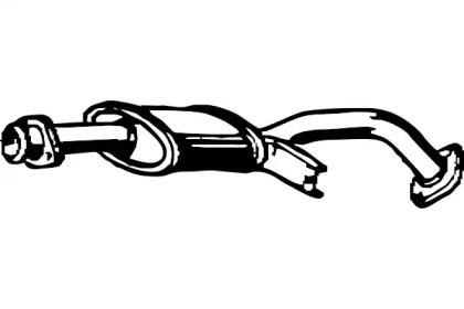 Fenno P3842 Muffler assy front