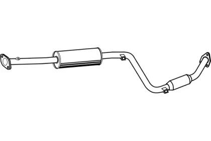 Fenno P3969 Muffler assy front