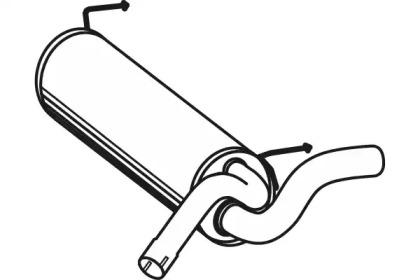 Fenno P43082 Schalldaempfer Fenno P43082 Schalldaempfer