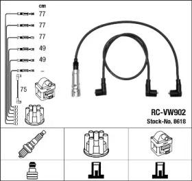 NGK 8618 Дроти високовольтні системи запалювання NGK 8618 Дроти високовольтні системи запалювання