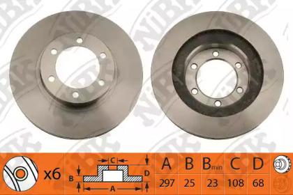 NIBK RN1319 Диск гальмівний