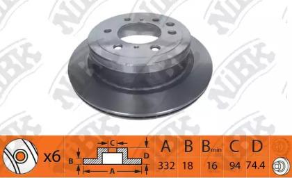 NIBK RN1401 Brake disc NIBK RN1401 Brake disc