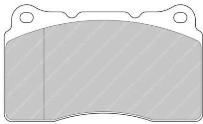 Ferodo FCP1334R Колодки гальмівні Ferodo FCP1334R Колодки гальмівні