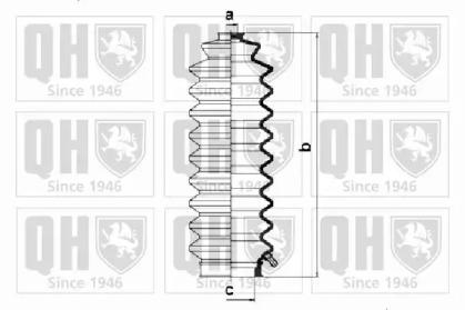Quinton Hazell QG1208 Пильник рульової рейки Quinton Hazell QG1208 Пильник рульової рейки