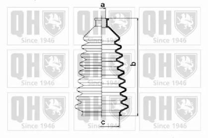 Quinton Hazell QG1250 Пыльник рулевой рейки